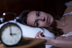 woman sleeping problems